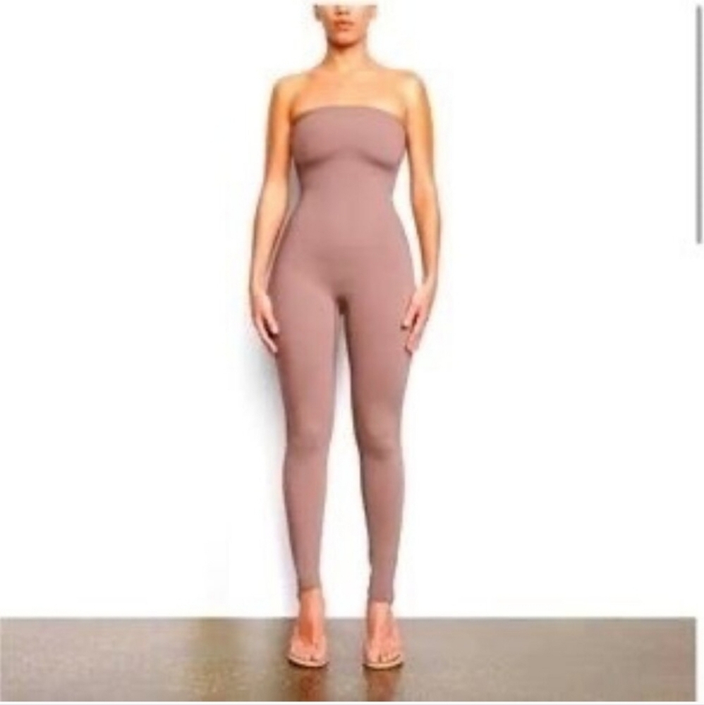 SKIMS All-In-One Strapless Onsie Jumpsuit Umber 3X NWT